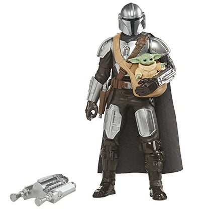 Playskool STAR WARS Galactic Action The Mandalorian & Grogu Interactive Electronic 12-Inch-Scale Action Figures,Toys for Kids Ages 4 and Up