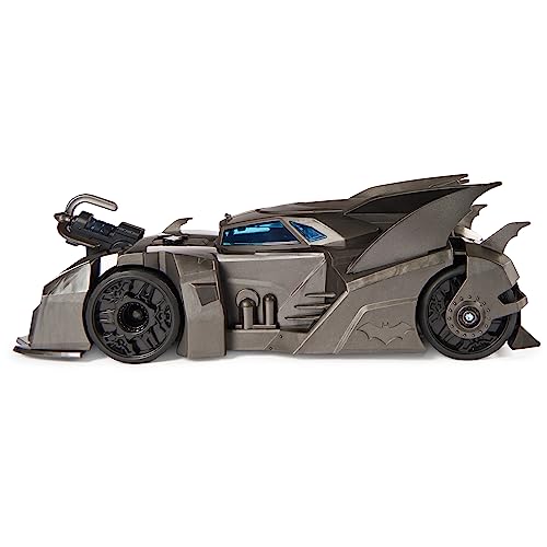 DC Comics, Crusader Batmobile Playset with Exclusive 4-inch Batman Figure, 3 Super-Villain Paper Figures, Kids Toys for Boys and Girls Ages 4+