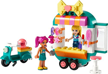 LEGO Friends Mobile Fashion Boutique Shop and Hair Salon Playset 41719 with Stephanie Mini-Doll