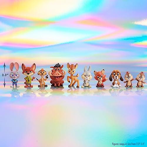 Disney D100 Celebration Figure Pack - Furry Friendships, Kids Toys for Ages 3 Up