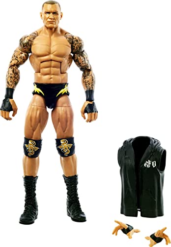 WWE Randy Orton Top Picks Elite Collection Action Figure with Entrance Gear, 6-inch Posable Collectible Gift for WWE Fans Ages 8 Years Old & Up, Multicolor