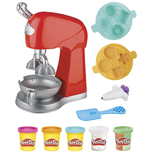 Play-Doh Kitchen Creations Magical Mixer Playset, Toy Mixer with Play Kitchen Accessories. 3 Years and Up