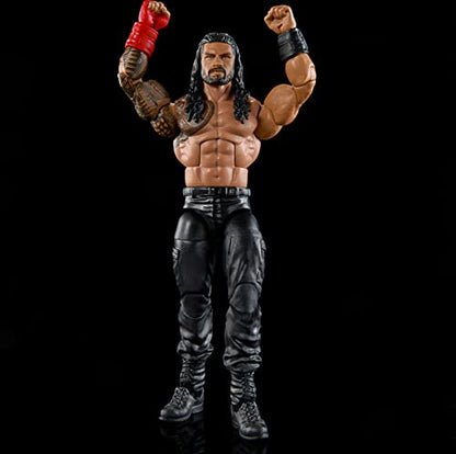 Mattel WWE Roman Reigns Top Picks Elite Collection Action Figure, Articulation & Life-Like Detail, Interchangeable Accessories, 6-Inch