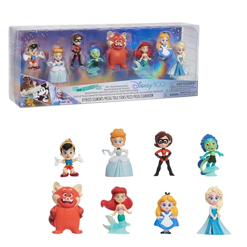 Disney D100 Figure Pack - Epic Transformations, Kids Toys for Ages 3 Up