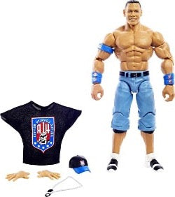 WWE John Cena Top Picks Elite Collection Action Figure with Entrance Shirt, 6-inch Posable Collectible Gift for WWE Fans Ages 8 Years Old & Up