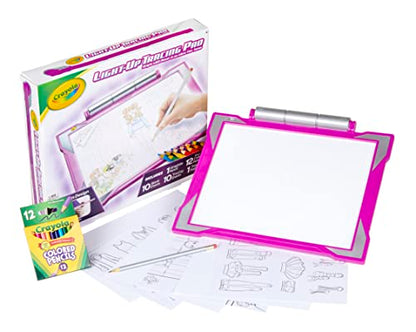 Crayola Light Up Tracing Pad - Pink, Drawing Pads for Kids, Kids Toys, Gifts for Girls and Boys, Ages 6, 7, 8, 9 [Amazon Exclusive].