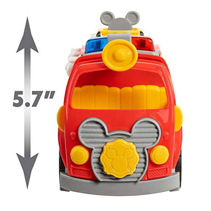 Disney Mickey Mouse Mickey’s Fire Engine, Figure and Vehicle Playset, Lights and Sounds, Officially Licensed Kids Toys for Ages 3 Up, Gifts and Presents