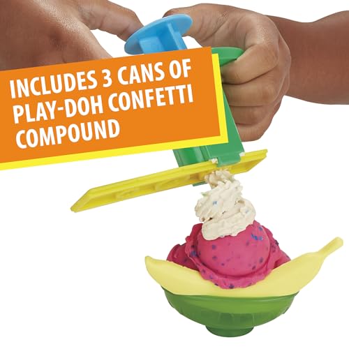 Play-Doh Kitchen Creations Ice Cream Party . 6 Play-Doh Colors, 2-Ounce Cans (Amazon Exclusive)