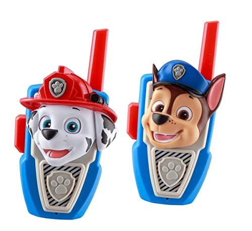 PAW Patrol Walkie Talkies - Set of 2 Kids Walkie Talkies Chase and Marshall – Excellent Walkie Talkies for Toddlers