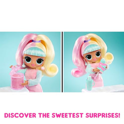 LOL Surprise OMG Sweet Nails – Candylicious Sprinkles Shop with 15 Surprises, Including Real Nail Polish, Press On Nails, Sticker Sheets, Glitter, 1 Fashion Doll & more!, Great Gift for Kids Ages 4+