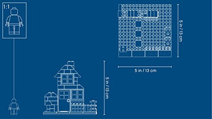 LEGO Classic Large Creative Brick Box 10698 Building Toy Set for Back to School, Toy Storage Solution for Classrooms, Interactive Building Toy for Kids, Boys, and Girls