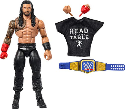 Mattel WWE Roman Reigns Top Picks Elite Collection Action Figure, Articulation & Life-Like Detail, Interchangeable Accessories, 6-Inch