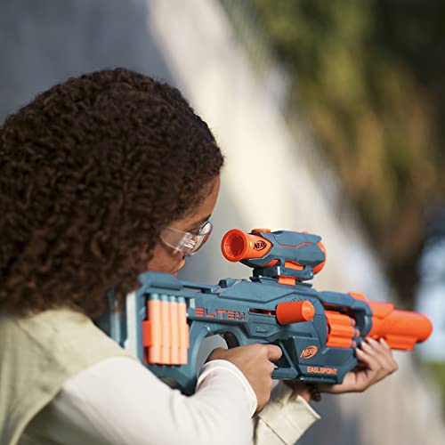 NERF Elite 2.0 Eaglepoint RD-8 Blaster - 8-Dart Drum, Detachable Scope and Barrel, 16 Official Elite Darts, Bolt Action.