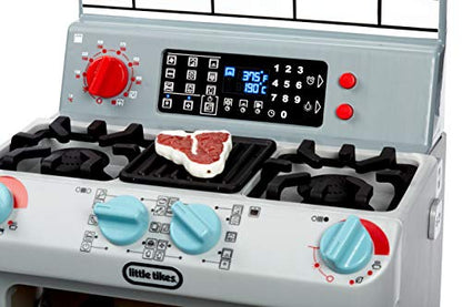 Little Tikes First Oven Realistic Pretend Play Appliance for Kids, Play Kitchen with 11 Accessories .