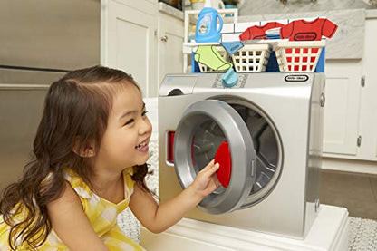 Little Tikes First Washer Dryer - Interactive Toy Washing Machine with 11 Laundry Accessories.