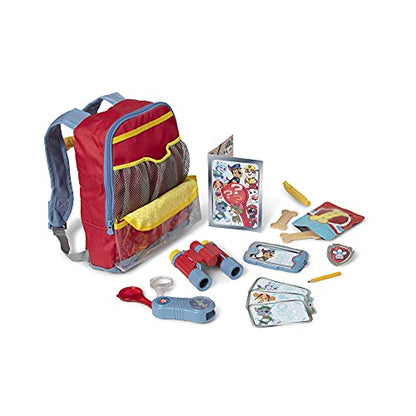 Melissa & Doug PAW Patrol Pup Backpack Role Play Set (15 Pieces) - PAW Patrol Adventure Pack, Toys, Pretend Play Outdoor Gear