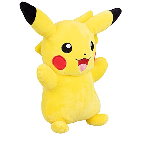 Pokémon 12" Large Pikachu Plush - Officially Licensed - Quality & Soft Stuffed Animal Toy - Generation One -l12 Inches