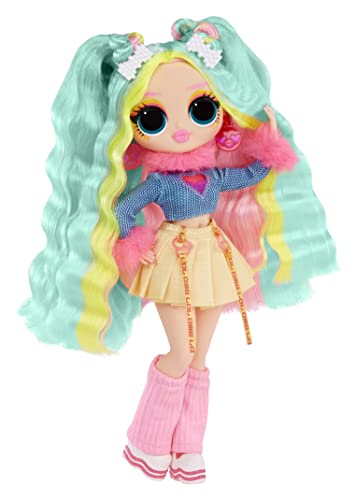 L.O.L. Surprise! OMG Sunshine Color Change Bubblegum DJ Fashion Doll with Color Changing Hair and Fashions and Multiple Surprises – Great Gift for Kids Ages 4+