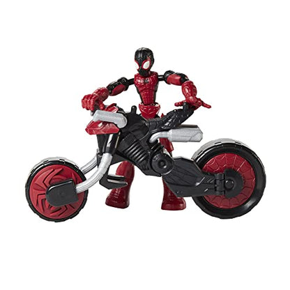 Spider-Man Marvel Bend and Flex, Flex Rider Action Figure and 2-in-1 Motorcycle for Kids Ages 4 and Up