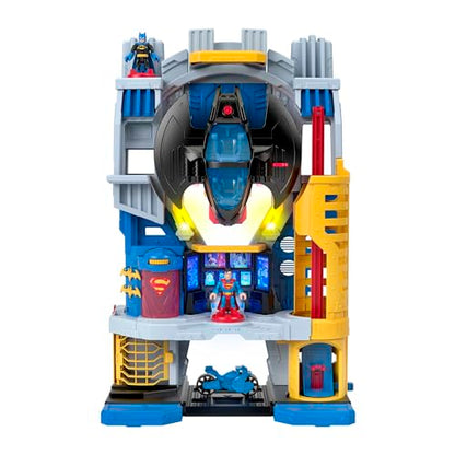 Imaginext DC Super Friends Batman Playset Ultimate Headquarters 2-Ft Tall with Lights Sounds Figures & Accessories for Ages 3+ Years