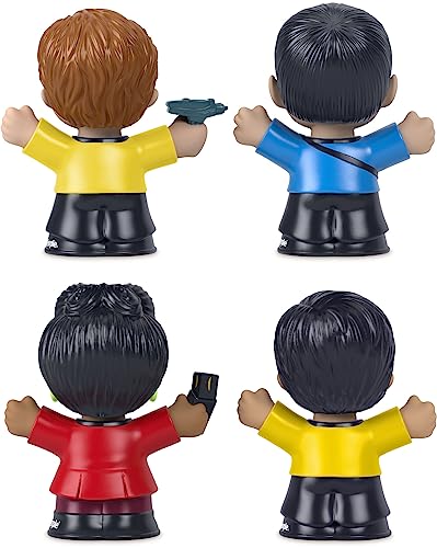 Little People Collector Star Trek Special Edition Set for Adults & Fans in a Display Gift Package, 4 Characters