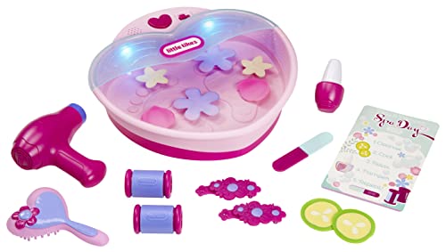 Little Tikes Play & Pamper Spa Set with 17 Accessories, Pretend Play Beauty Set.