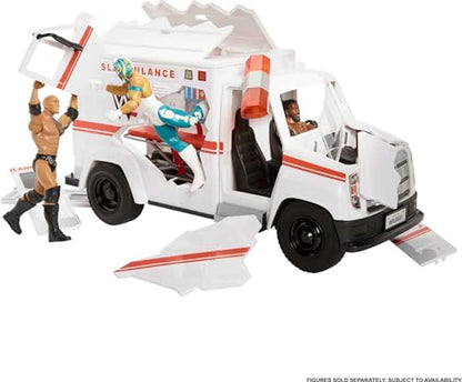 Mattel WWE Slambulance Wrekkin' Vehicle Breakaway Ambulance, for 6-Inch Action Figure (Amazon Exclusive)