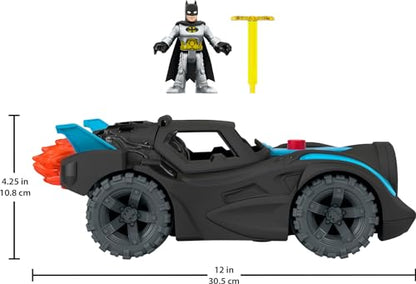 Imaginext DC Super Friends Batman Toys Lights & Sounds Batmobile with Batman Figure for Pretend Play Ages 3+ Years (Amazon Exclusive)