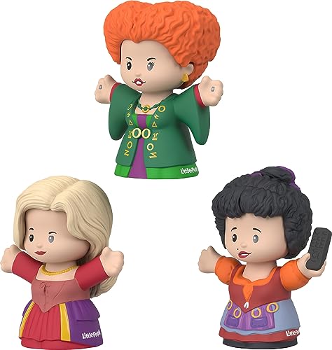 Little People Collector Disney Hocus Pocus Figure Set with Winifred Sarah and Mary Sanderson in a Display Gift Box for Fans