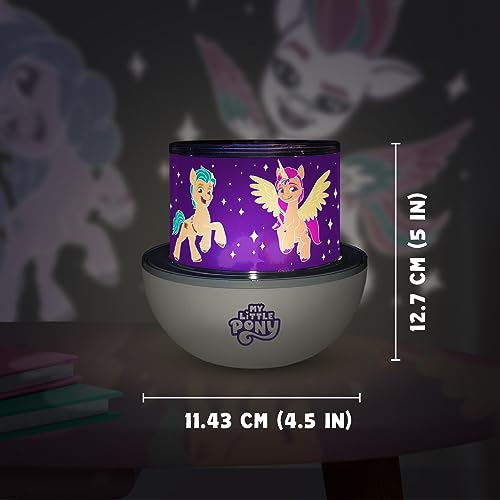 Projection Light - My Little Pony Interchangeable Scenes, MLP Night Light and Decoration for Walls and Ceiling