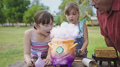 Magic Mixies Magical Misting Cauldron with Interactive 8 inch Blue Plush Toy and 50+ Sounds and Reactions