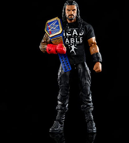 Mattel WWE Roman Reigns Top Picks Elite Collection Action Figure, Articulation & Life-Like Detail, Interchangeable Accessories, 6-Inch