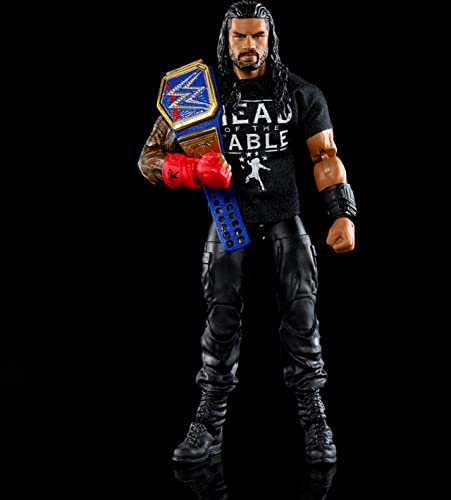 Mattel WWE Roman Reigns Top Picks Elite Collection Action Figure, Articulation & Life-Like Detail, Interchangeable Accessories, 6-Inch