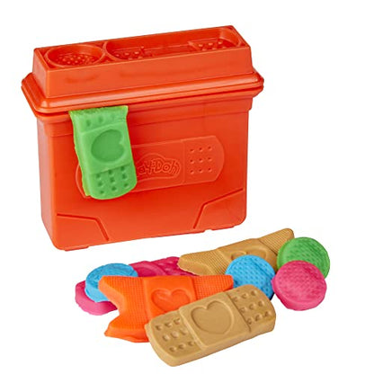 Play-Doh Care 'n Carry Vet Playset for Kids 3 and Up with Toy Dog, Storage, 10 Tools, and 5 Modeling Compound Colors.