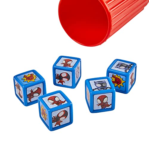 Hasbro Spidey and His Amazing Friends Yahtzee Jr.Marvel Edition Board Game for Kids Ages 4 and Up