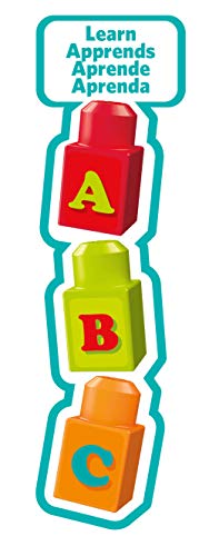 MEGA BLOKS Fisher-Price ABC Blocks Building Toy, ABC Musical Train with 50 Pieces, Music and Sounds for Toddlers, Gift Ideas for Kids Age 1+