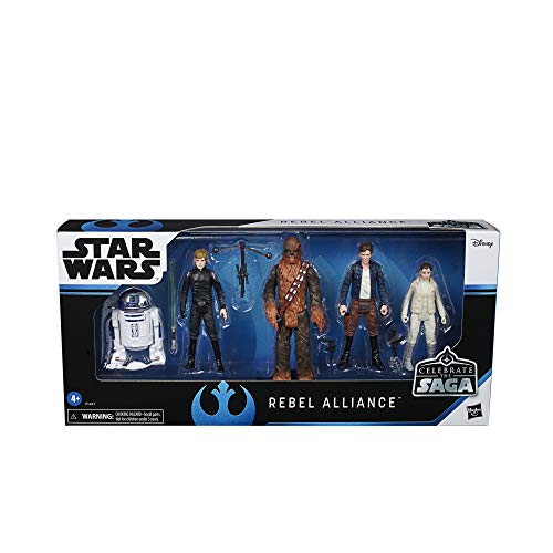 STAR WARS Celebrate The Saga Toys Rebel Alliance Figure Set, 3.75-Inch-Scale Collectible Action Figure 5-Pack, Toys for Kids Ages 4 & Up (Amazon Exclusive)