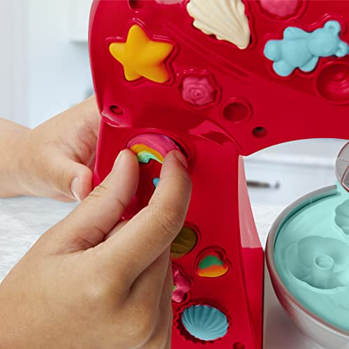 Play-Doh Kitchen Creations Magical Mixer Playset, Toy Mixer with Play Kitchen Accessories. 3 Years and Up