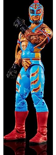 Mattel WWE Rey Mysterio Top Picks Elite Collection Action Figure, Articulation & Life-Like Detail, Interchangeable Accessories, 6-Inch