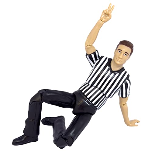 Ultimate Referee with Deluxe Articulation for WWE Wrestling Action Figures