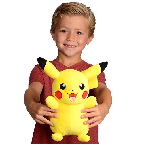 Pokémon 12" Large Pikachu Plush - Officially Licensed - Quality & Soft Stuffed Animal Toy - Generation One -l12 Inches