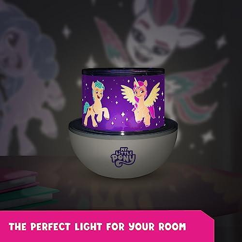 Projection Light - My Little Pony Interchangeable Scenes, MLP Night Light and Decoration for Walls and Ceiling