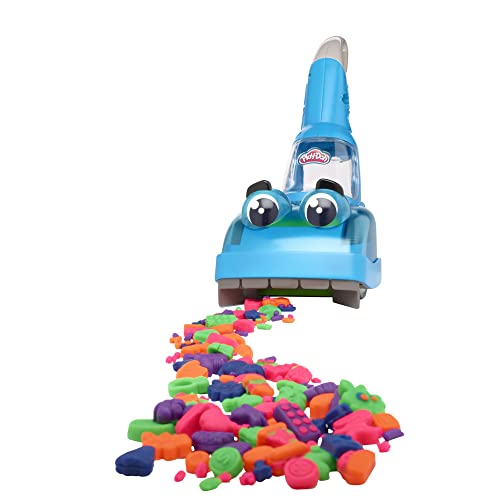 Play-Doh Zoom Vacuum and Cleanup Toy, Kids Cleaner with 5 Cans