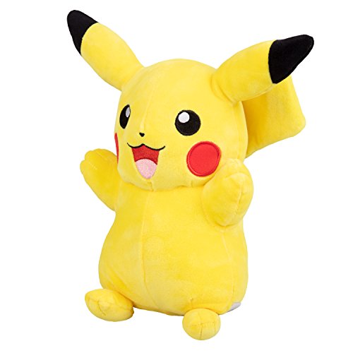 Pokémon 12" Large Pikachu Plush - Officially Licensed - Quality & Soft Stuffed Animal Toy - Generation One -l12 Inches