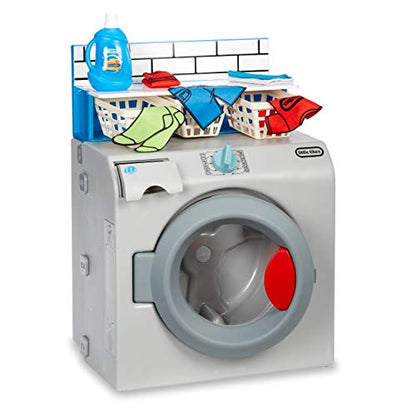 Little Tikes First Washer Dryer - Interactive Toy Washing Machine with 11 Laundry Accessories.