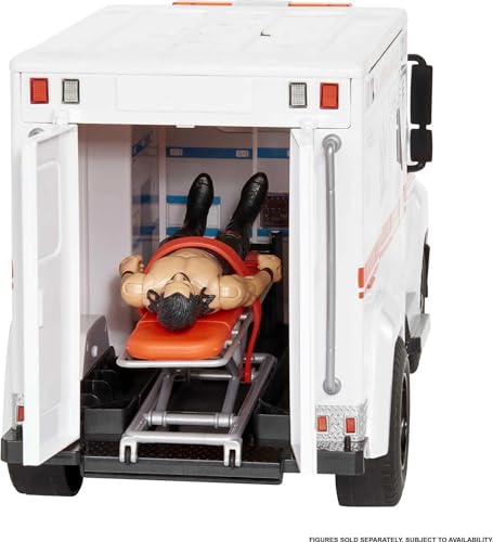 Mattel WWE Slambulance Wrekkin' Vehicle Breakaway Ambulance, for 6-Inch Action Figure (Amazon Exclusive)