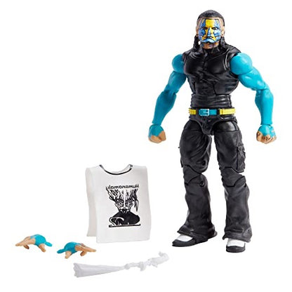 WWE Jeff Hardy Top Picks Elite Collection Action Figure with Accessories, 6-inch Posable Collectible Gift for WWE Fans Ages 8 Years Old & Up