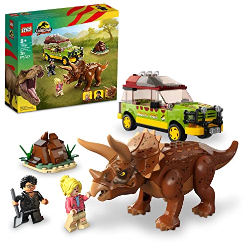 LEGO Jurassic Park Triceratops Research 76959 Jurassic World. Featuring a Buildable Ford Explorer.