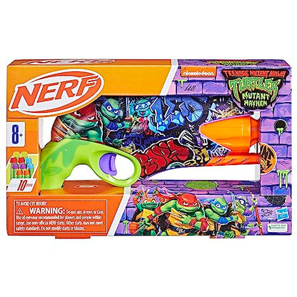 NERF Teenage Mutant Ninja Turtles Blaster, 10 Elite Darts,  8  & Up