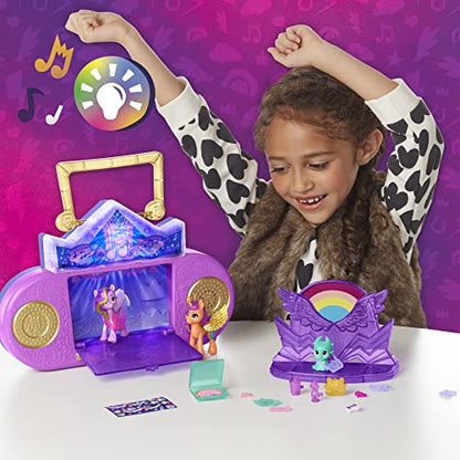 My Little Pony Toys: Make Your Mark Musical Mane Melody, 3 Hoof to Heart Figures, Doll Playsets and Interactive Toys for 5 Year Old Girls and Boys and Up, Lights & Sounds